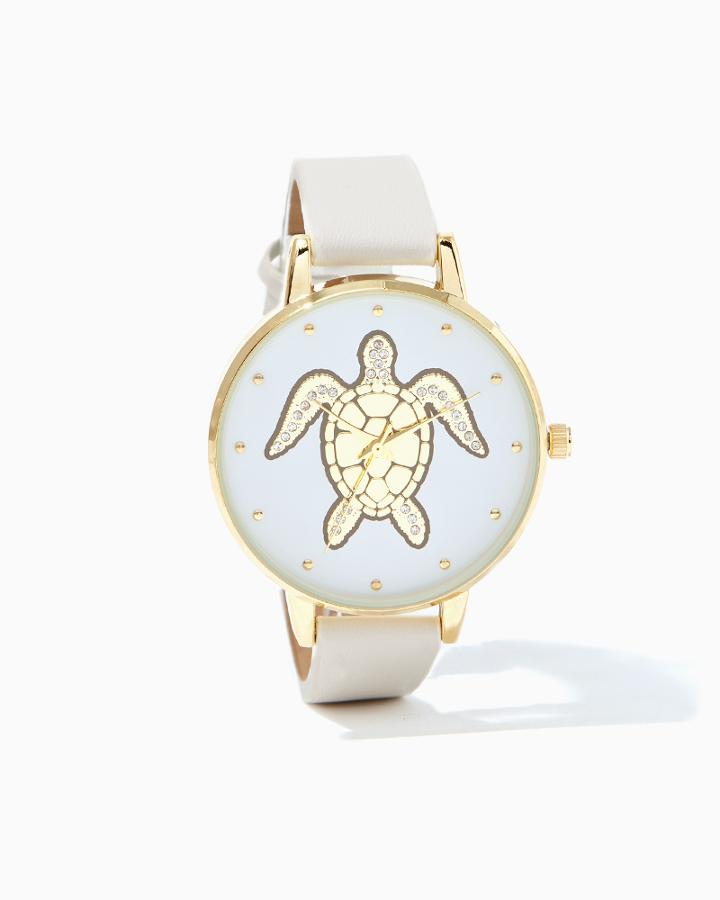 Charming Charlie Gilded Tortoise Watch