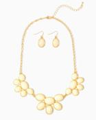 Charming Charlie Petal To The Metal Necklace Set