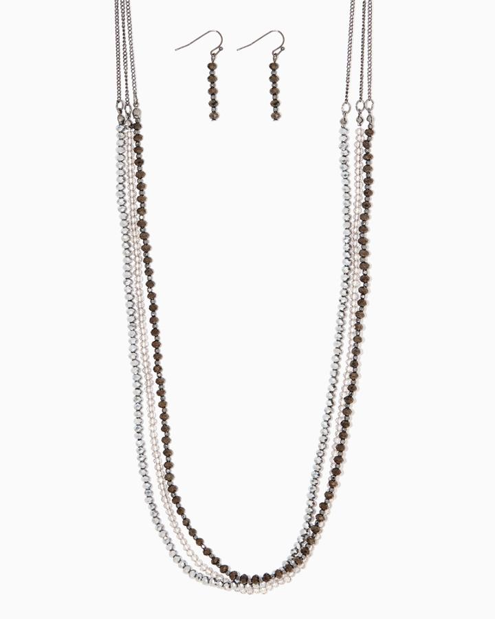 Charming Charlie Elsie Trio Necklace Set