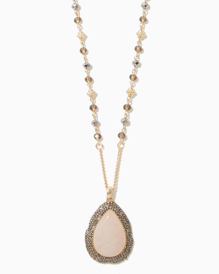 Charming Charlie Ava Sparkling Stone Necklace
