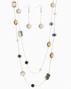 Charming Charlie Reissa Faceted Necklace Set
