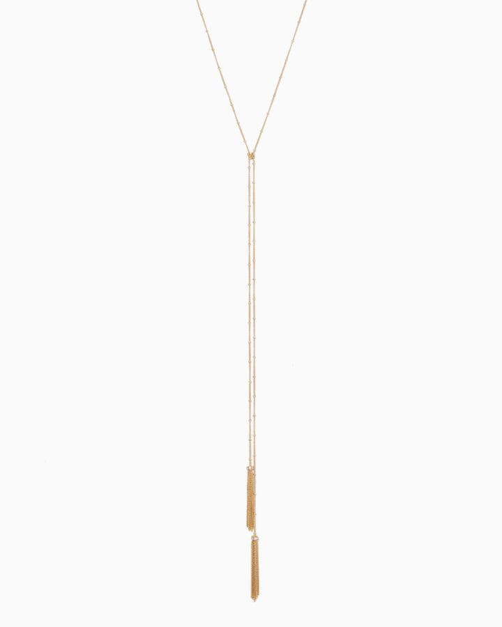 Charming Charlie Saturn Y Necklace