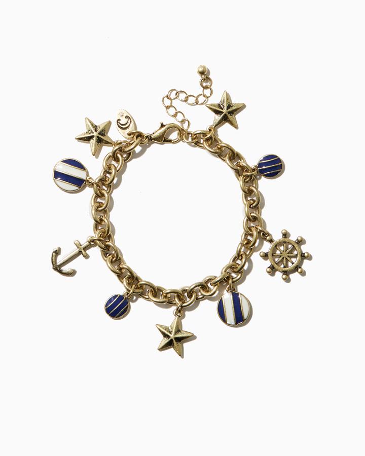 Charming Charlie Nautical Stars Chain Bracelet