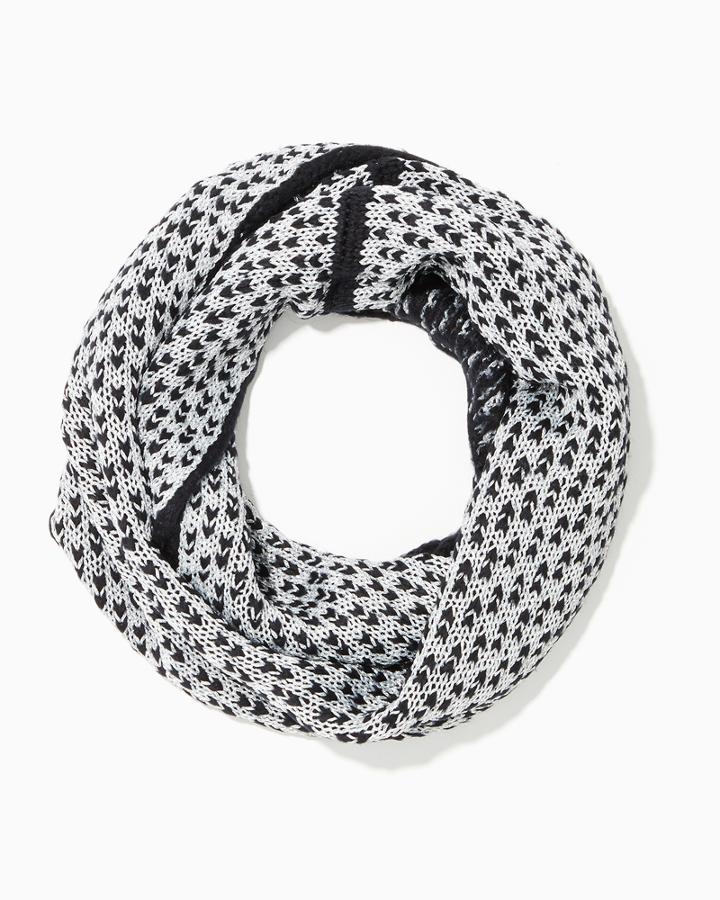 Charming Charlie Birdseye Shimmer Infinity Scarf