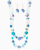 Charming Charlie Organic Shell Necklace Set