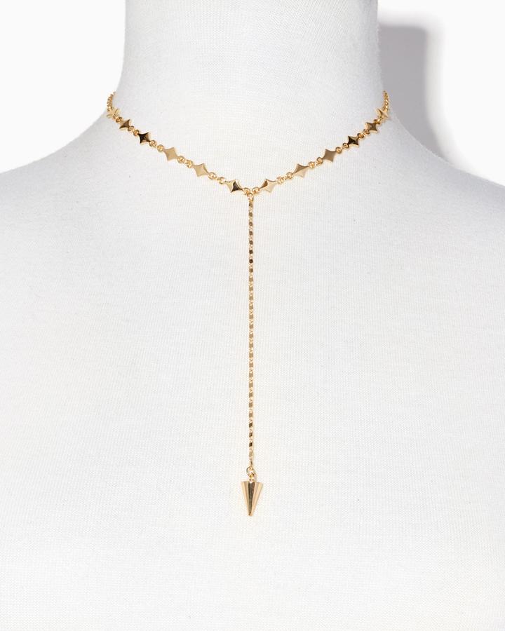 Charming Charlie Spiked Choker Necklace