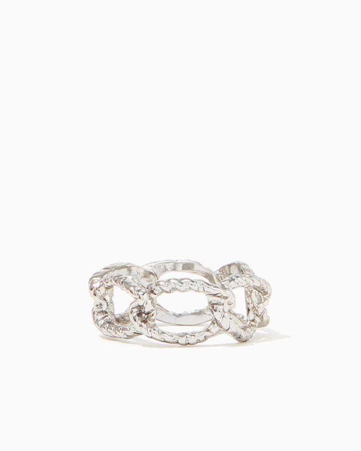 Charming Charlie Twisted Rope Chain Ring