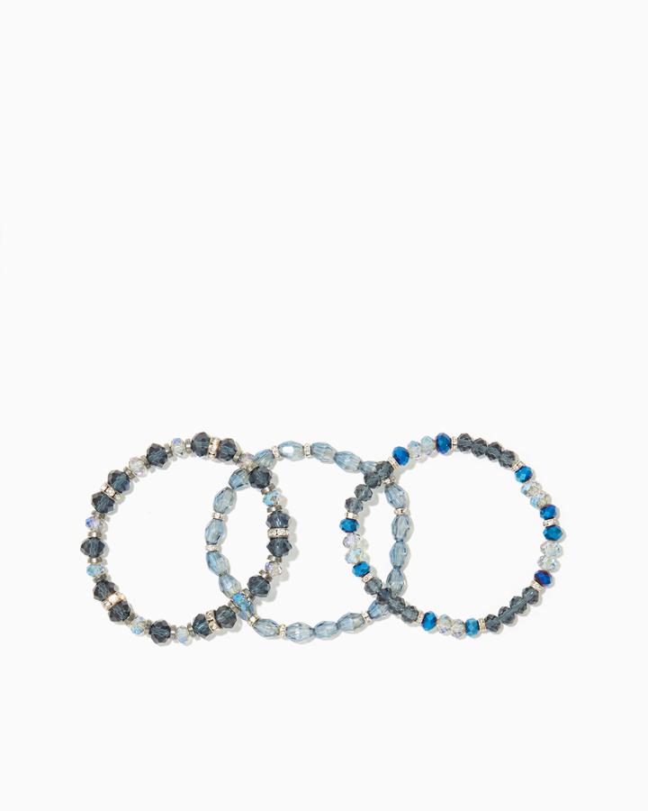 Charming Charlie Beaded Stretch Bracelet Trio