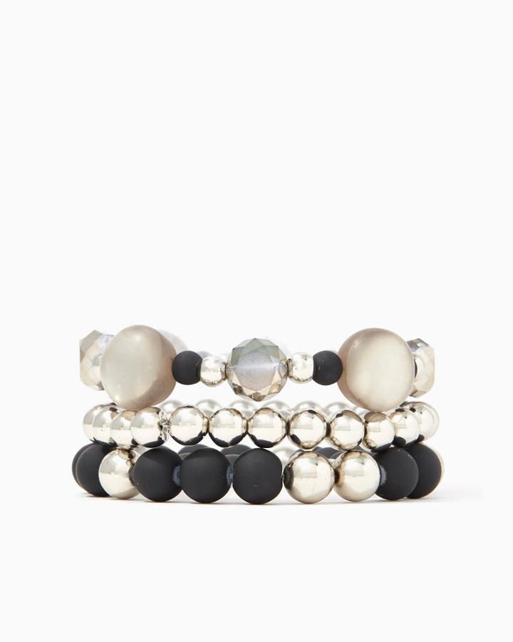Charming Charlie Silicone Bauble Bracelet Set