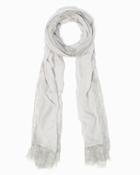 Charming Charlie Snow Lace Scarf