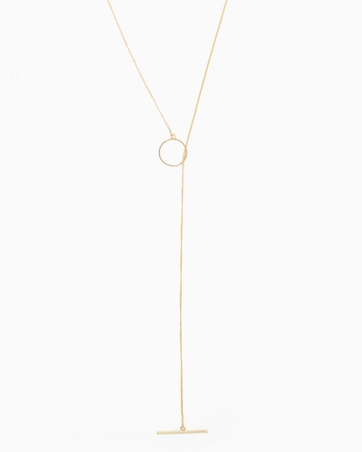Charming Charlie Infinite Circle Pendant Necklace