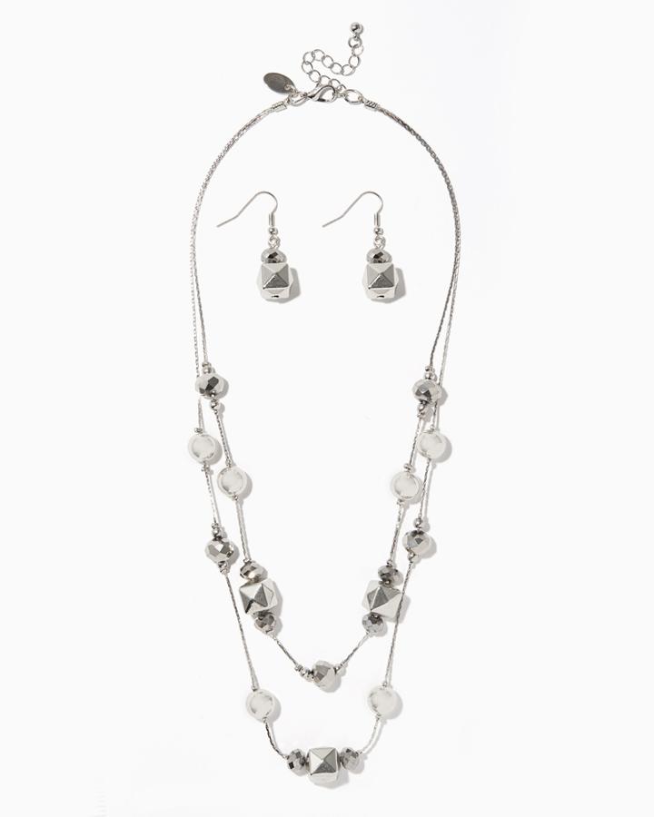 Charming Charlie Millenia Beaded Necklace Set