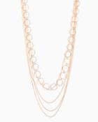 Charming Charlie Tessa Layered Chain Necklace