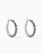 Charming Charlie Rose Burnished Hoops