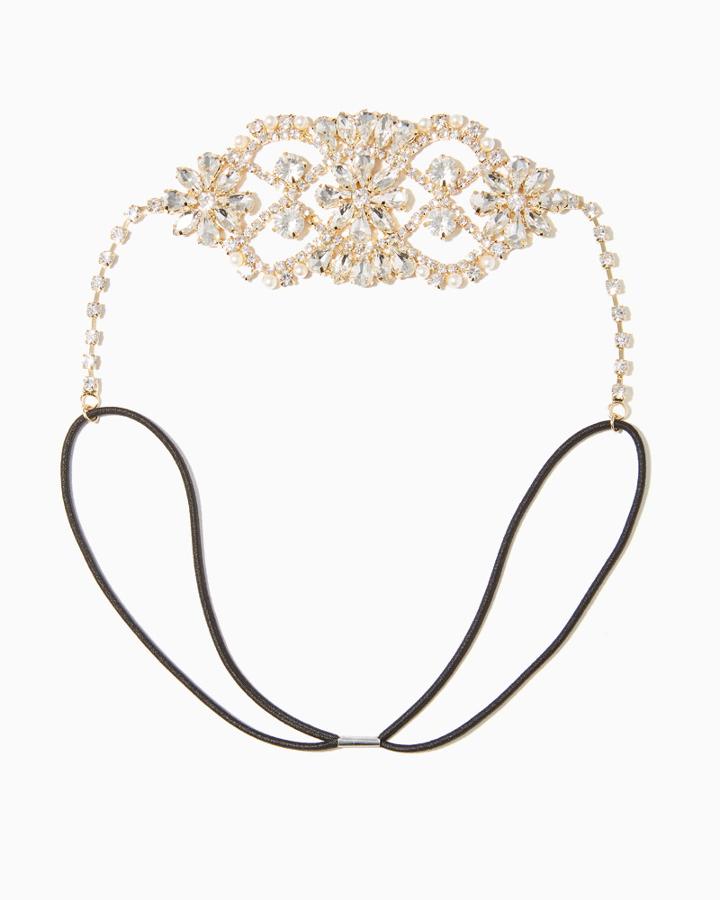 Charming Charlie Artisan Rhinestone Hair Wrap