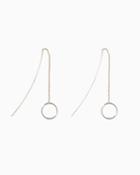 Charming Charlie Open Space Threader Earrings