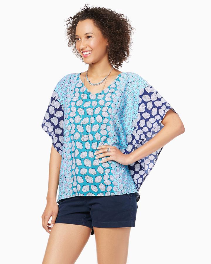 Charming Charlie Sela Seashell Poncho