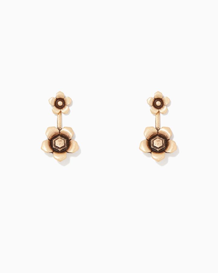 Charming Charlie Floral Duo Ear Jackets