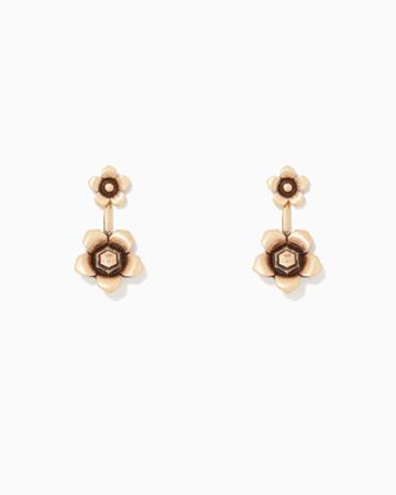 Charming Charlie Floral Duo Ear Jackets