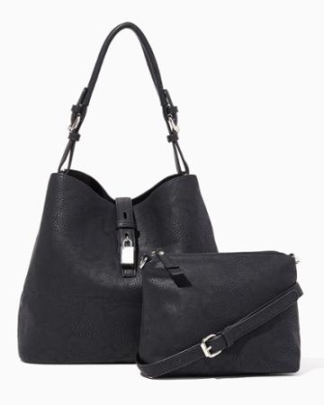 Charming Charlie Rilee Lock Bag-in-bag