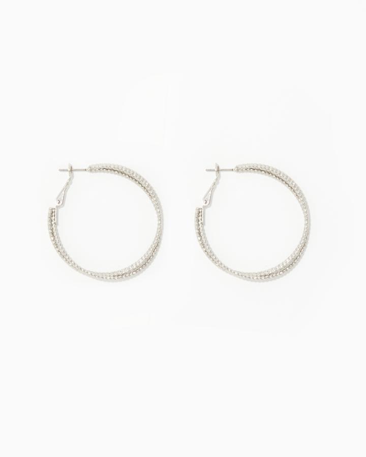 Charming Charlie Triple Twist Hoops