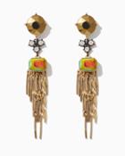 Charming Charlie Deco Chic Statement Earrings