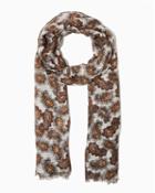 Charming Charlie Frayed Paisley Scarf
