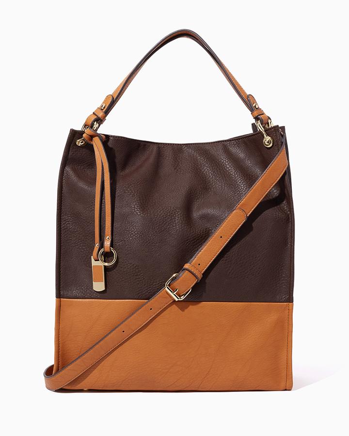 Charming Charlie Andover Two-tone Tote