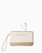 Charming Charlie Too Posh Glittery Charger Wristlet