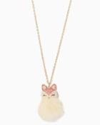 Charming Charlie Fluffy Kitty Pendant Necklace