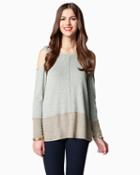 Charming Charlie Expos Cold Shoulder Sweater