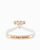 Charming Charlie Live Every Moment Slip & Pull Bracelet