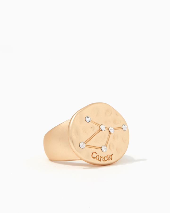Charming Charlie Cancer Pav Constellation Ring