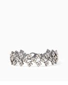 Charming Charlie Diamond Design Clasp Bracelet