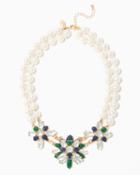 Charming Charlie Bold Pearl Cluster Necklace