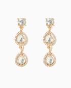 Charming Charlie Dewdrop Diamond Drop Earrings