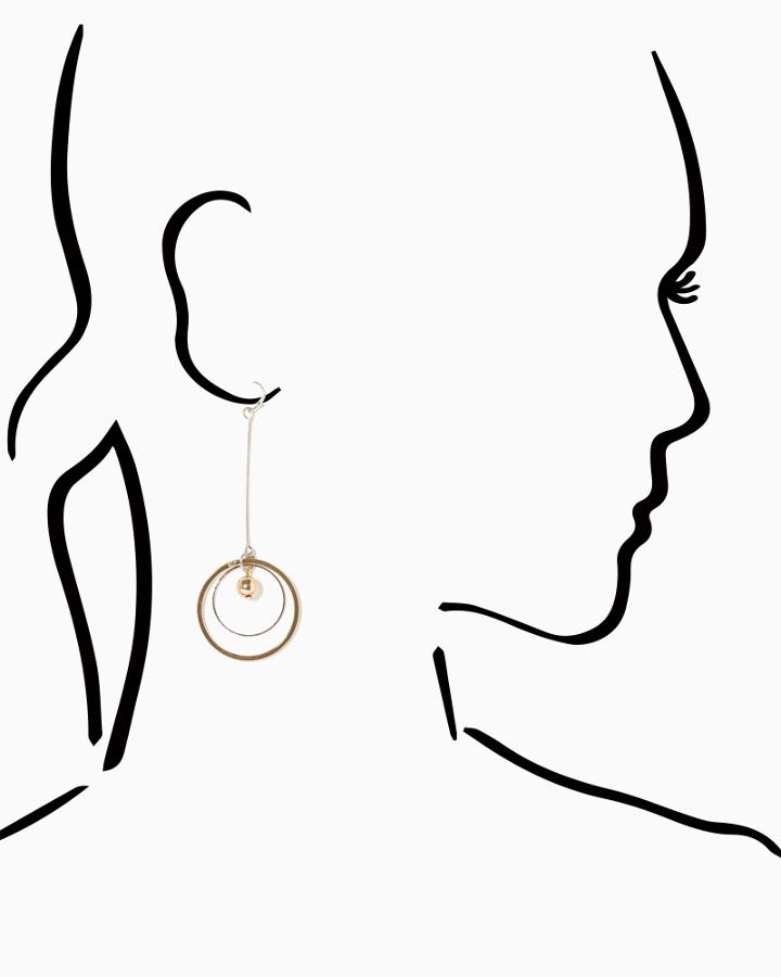 Charming Charlie Saturnalia Drop Earrings