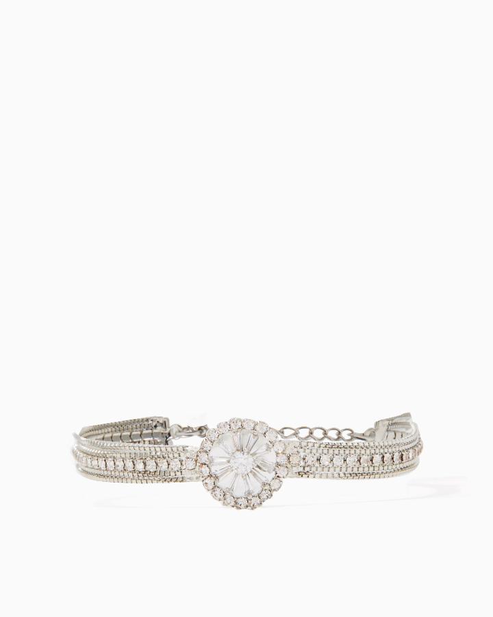 Charming Charlie Baguette Box Chain Bracelet