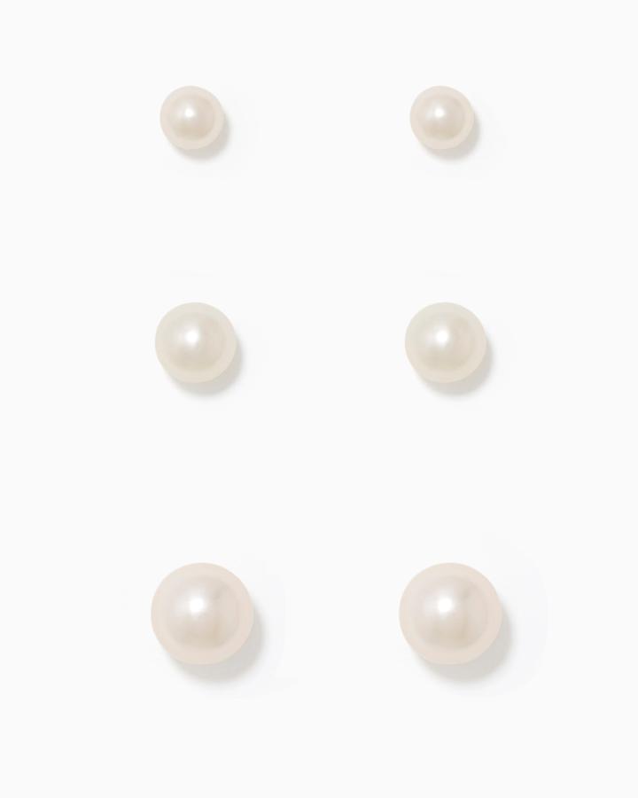 Charming Charlie Katie Pearl Earring Set