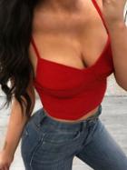 Choies Red Cotton V-neck Women Crop Cami Top