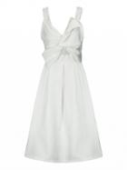 Choies White Twist Bow Front Tank Skater Prom Dress