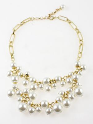 Choies Layered Pearl Necklace