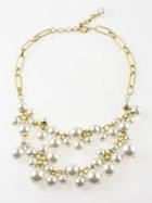 Choies Layered Pearl Necklace