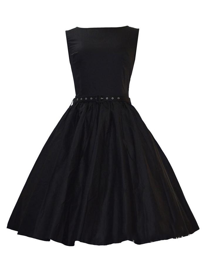 Choies Black Vintage Sleeveless Midi Dress
