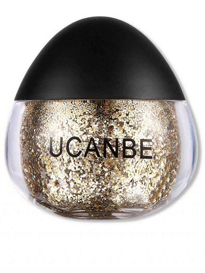 Choies Gold Sequin Detail Sparking Eye Shadow