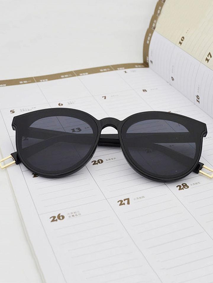 Choies Black Round Frame Sunglasses