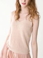Choies Pink V-neck Vest