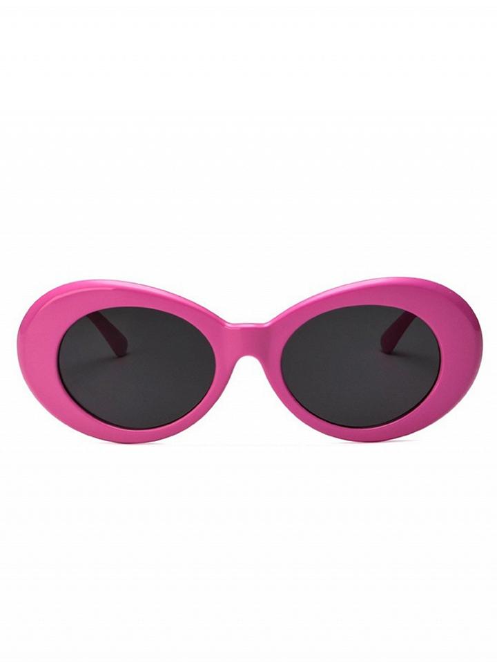 Choies Pink Round Frame Sunglasses