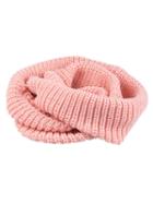 Choies Pink Knit Funnel Snood