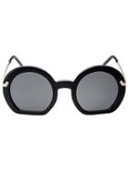 Choies Black Semicircle Frame Sunglasses
